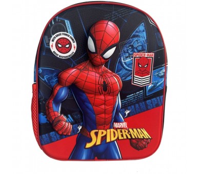 Mochila 3D Brave Spiderman Marvel 29cm