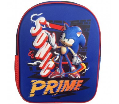 Mochila 3D Sonic Prime 29cm