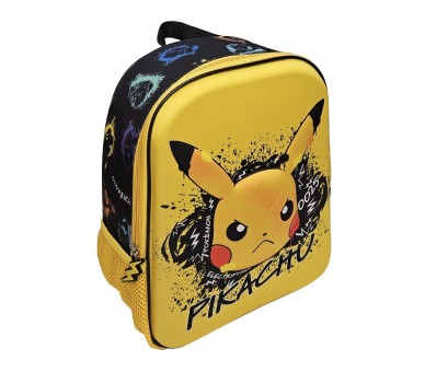 Mochila 3D Skate Face Pokemon 29cm