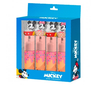 Blister 4 subrayadores Minnie Disney