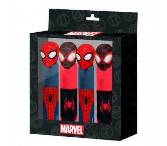 Blister 4 subrayadores Spiderman Marvel