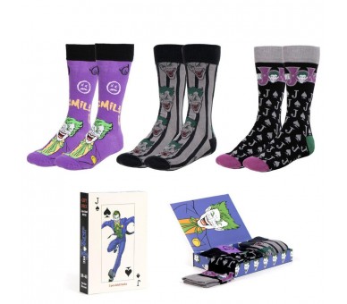 Set 3 calcetines Joker DC Comics adulto