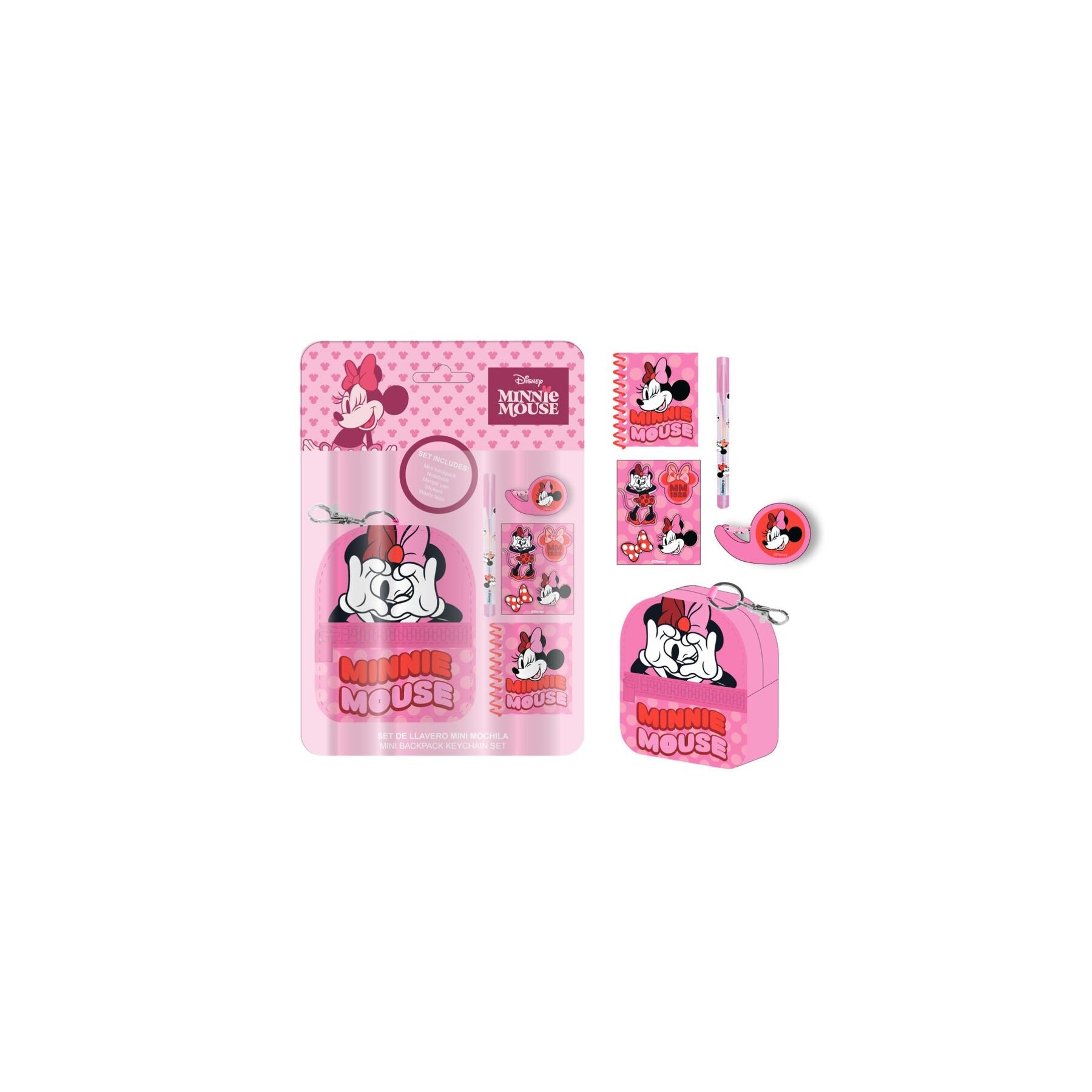 Set papaleria Mini Mochila Minnie Disney