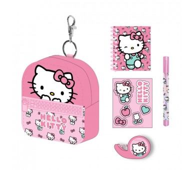 Set papaleria Mini Mochila Hello Kitty
