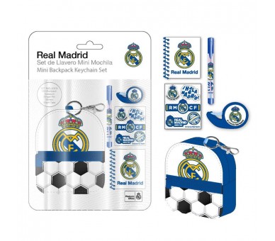 Set papaleria Mini Mochila Real Madrid