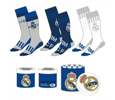 Set 3 calcetines Real Madrid adulto