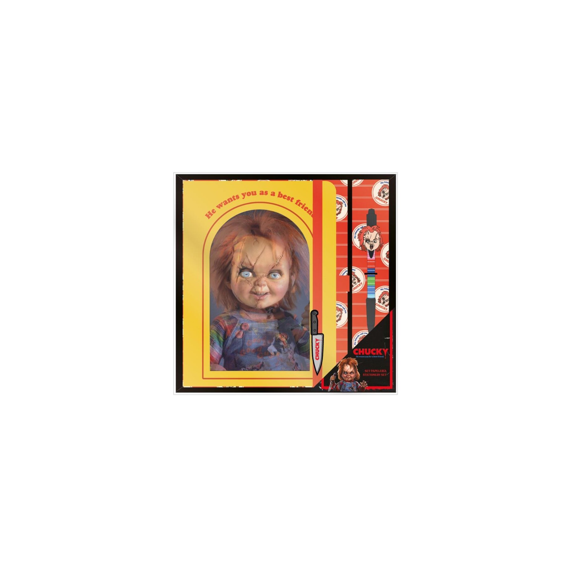 Set papeleria Chucky