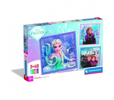 Puzzle Frozen Disney 3x48pzs