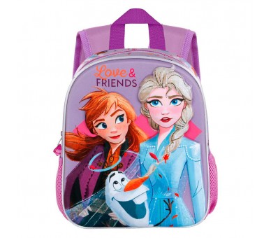 Mochila 3D Friends Frozen 2 Disney 31cm