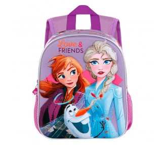 Mochila 3D Friends Frozen 2 Disney 31cm