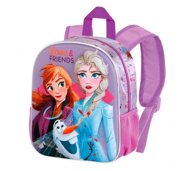 Mochila 3D Friends Frozen 2 Disney 31cm