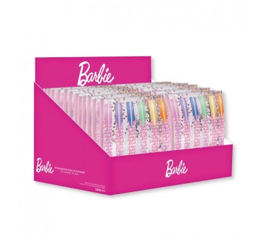 Blister 6 boligrafos gel Barbie