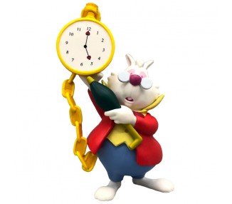 Figura Conejo Blanco Alicia en El Pais de las Maravillas Disney 8cm