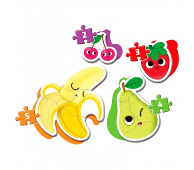 Puzzle My First Puzzle Frutas 2-3-4-5pzs