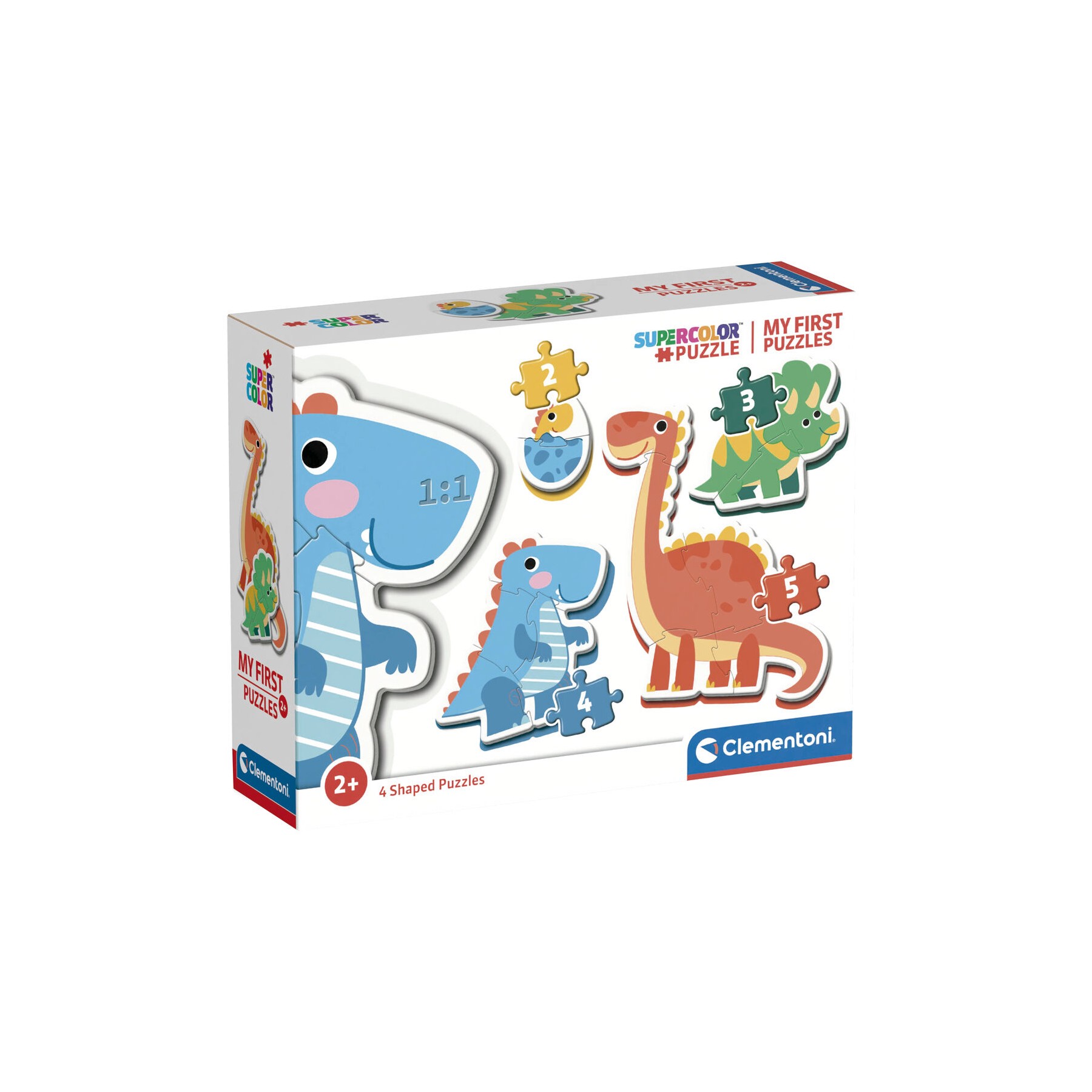 Puzzle Dinosaurios 2-3-4-5pzs