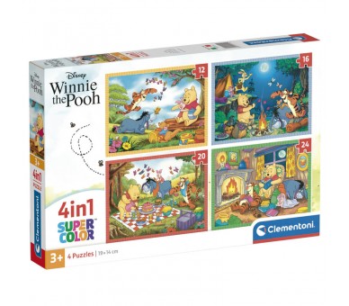 Puzzle Winnie the Pooh Disney 12-16-20-24pzs
