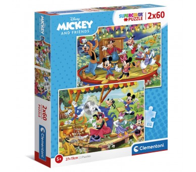 Puzzle Mickey and Friends Disney 2x60pzs