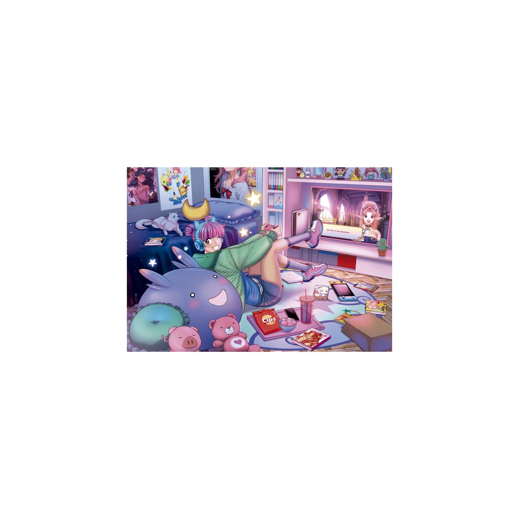 Puzzle super Amantes de los Juegos 300pzs