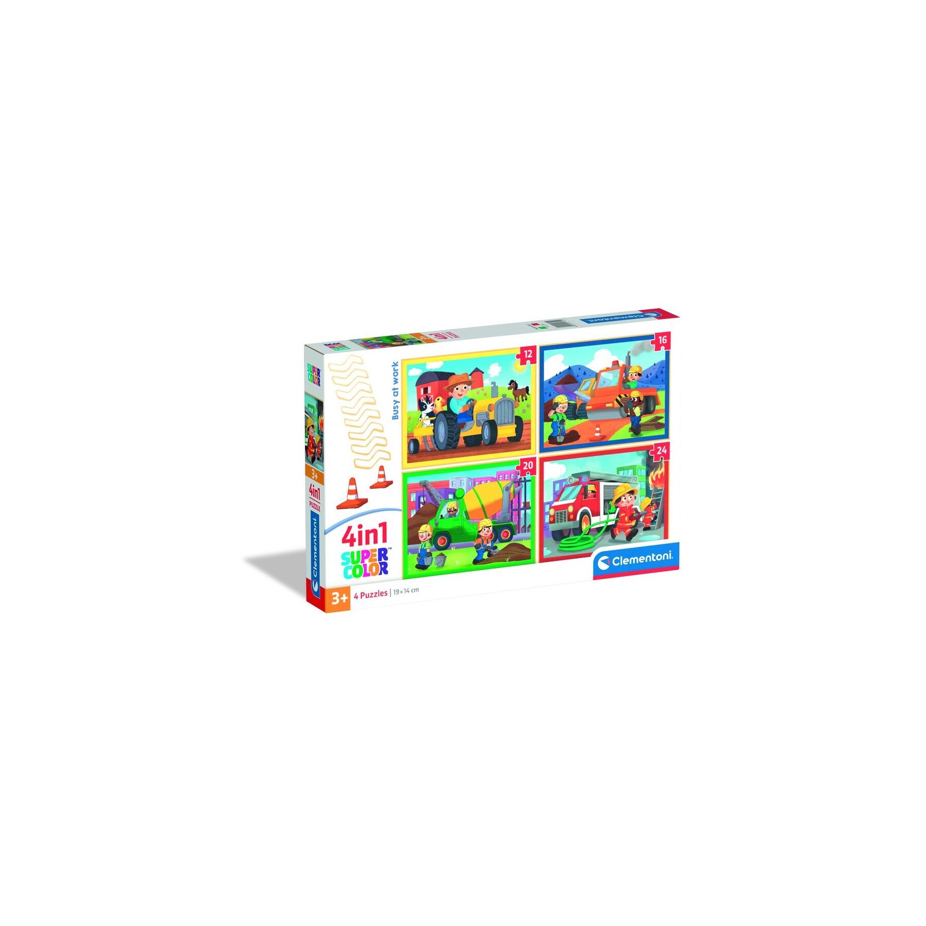 Puzzle Ocupado en el Trabajo 12+16+20+24pzs