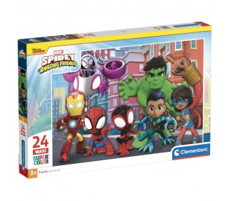 Puzzle maxi Spidey and His Amazing Friends Marvel 24pzs