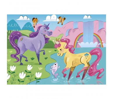Puzzle Unicornios 2x20pzs