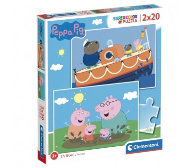 Puzzle Peppa Pig 2x20pzs