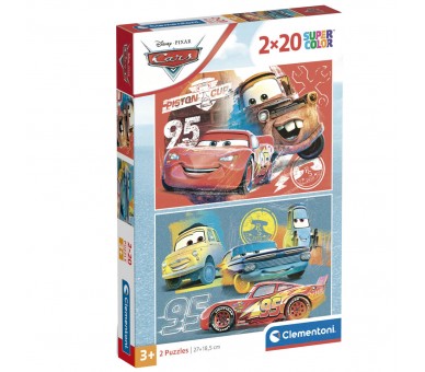 Puzzle Cars Disney 2x20pzs
