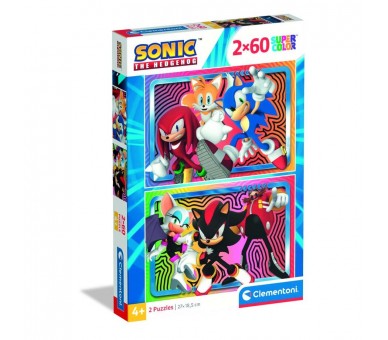 Puzzle Sonic the Hedhehog 2x60pzs
