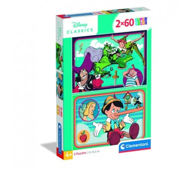 Puzzle Classic Disney 2x60pzs