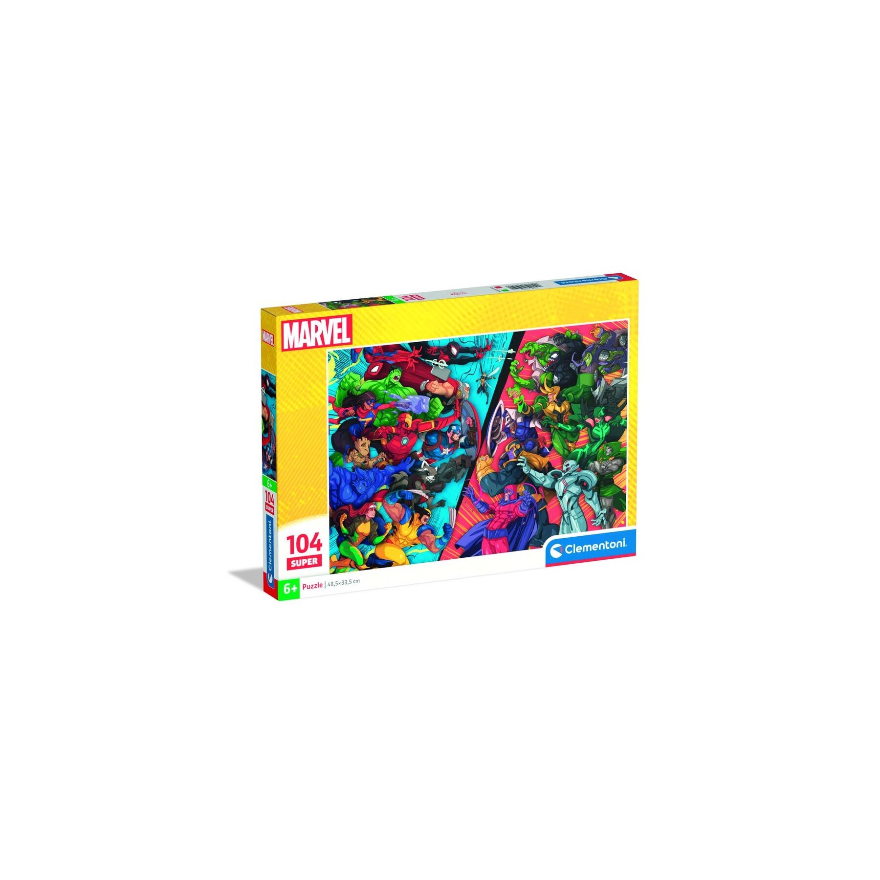 Puzzle super Heroes vs Villanos Marvel 104pzs