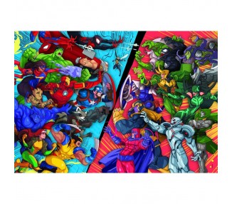 Puzzle super Heroes vs Villanos Marvel 104pzs