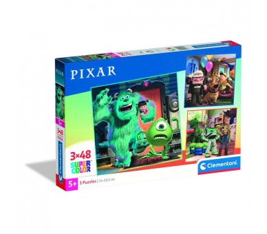 Puzzle Disney Pixar 3x48pzs