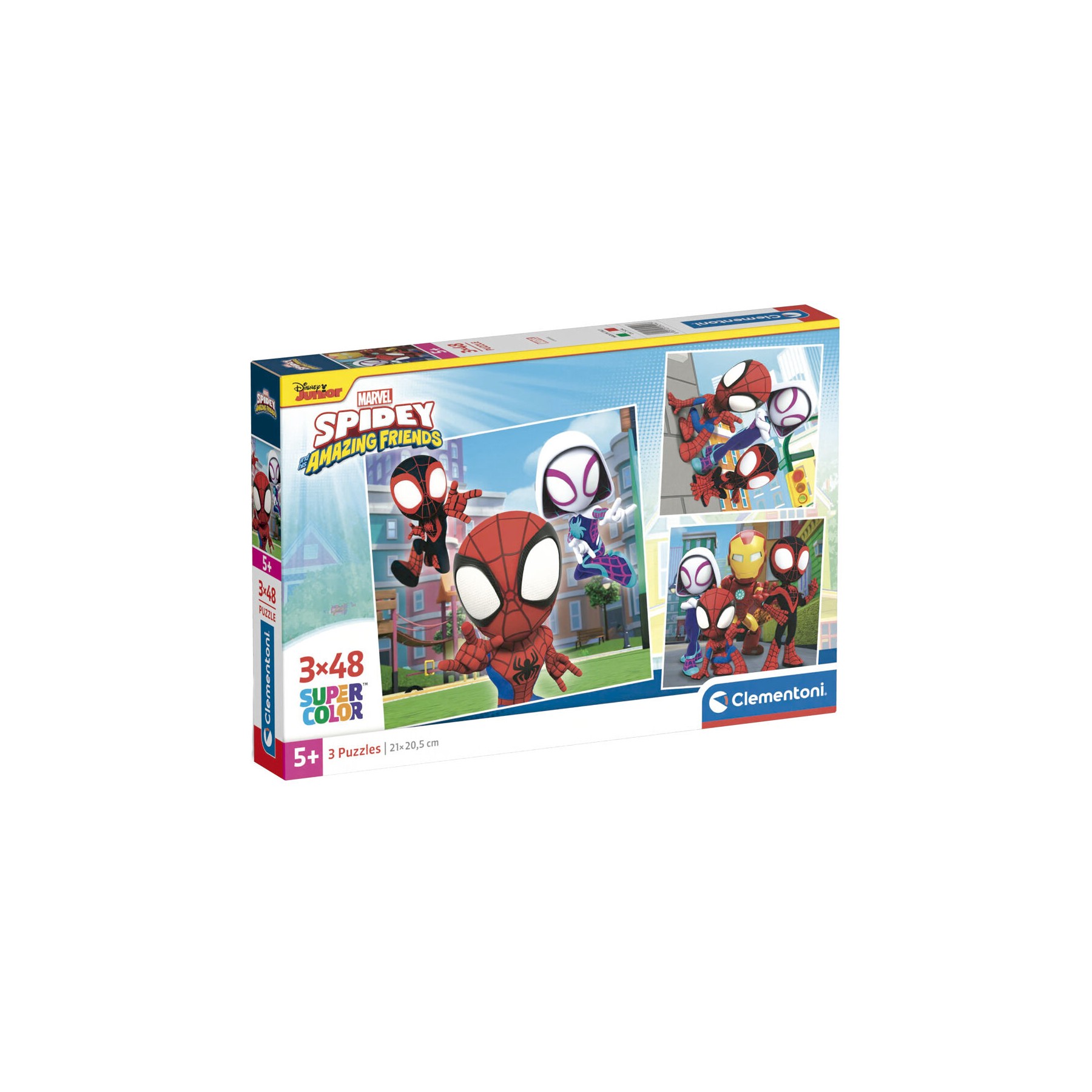 Puzzle Spidey and His Amazing Friends Marvel 3x48pzs