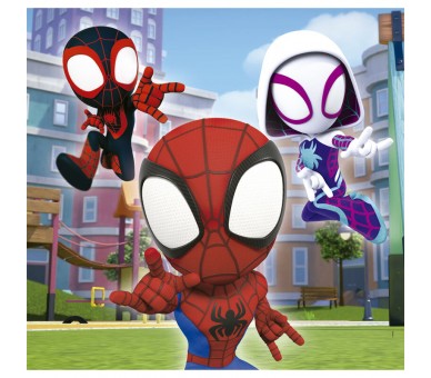 Puzzle Spidey and His Amazing Friends Marvel 3x48pzs