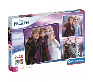 Puzzle Frozen Disney 3x48pzs