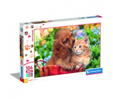 Puzzle maxi Amigos Simpaticos 104pzs