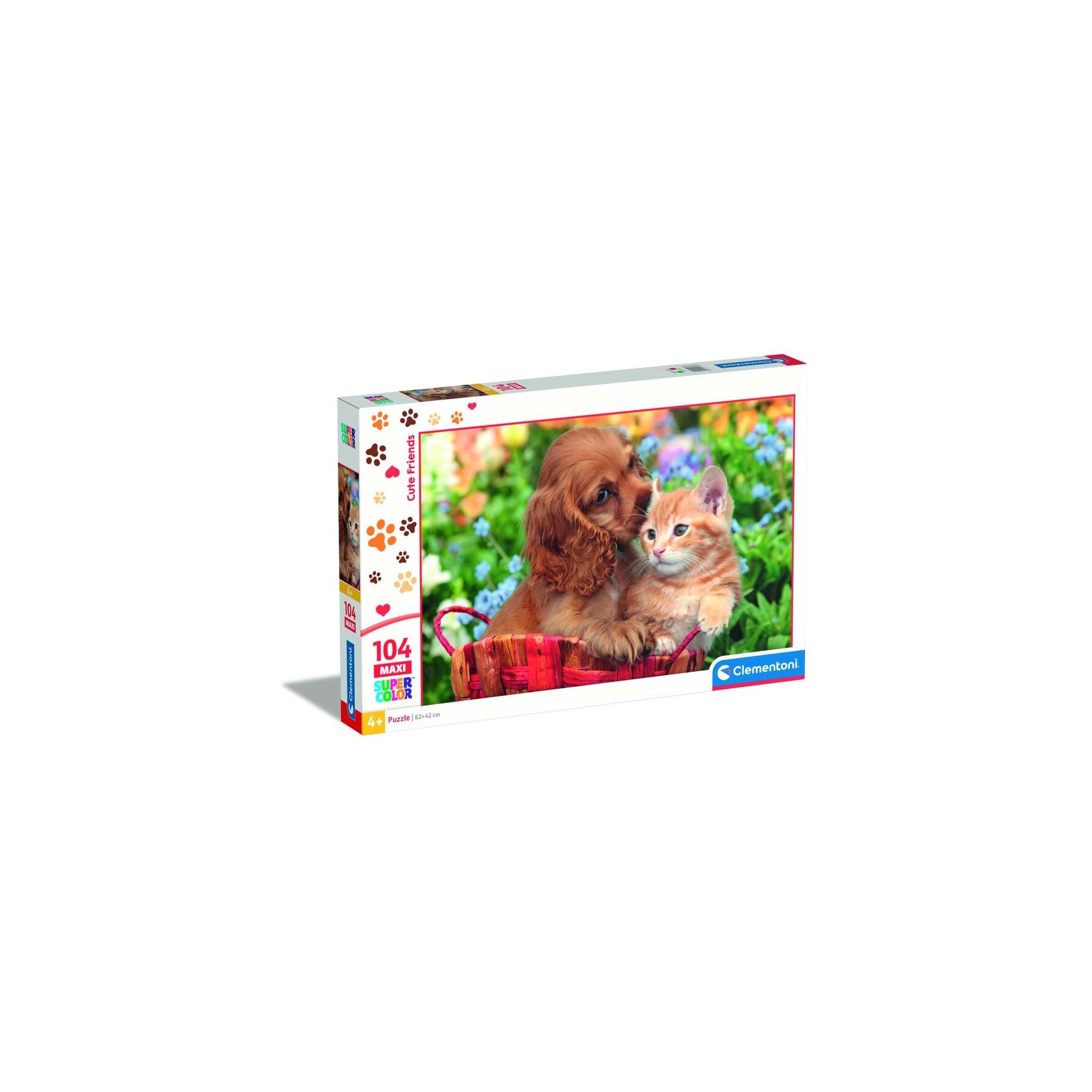 Puzzle maxi Amigos Simpaticos 104pzs