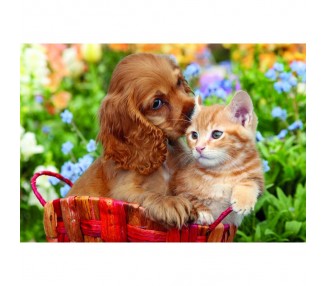 Puzzle maxi Amigos Simpaticos 104pzs