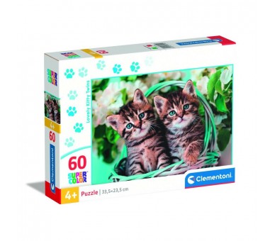 Puzzle Gatitos Gemelos 60pzs