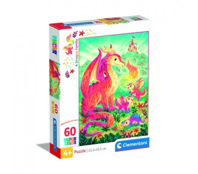 Puzzle Familia Dragones 60pzs