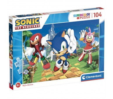 Puzzle Sonic the Hedgehog 104pzs