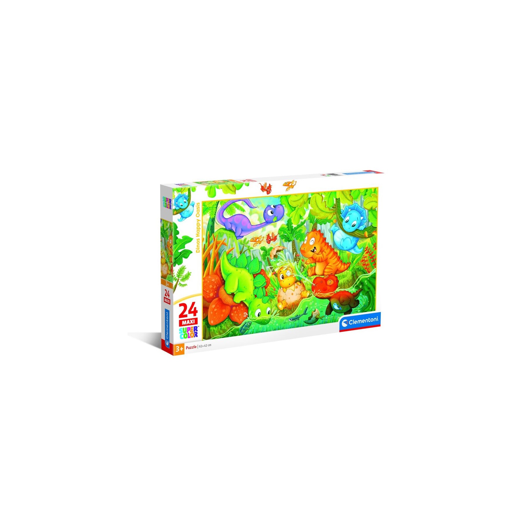 Puzzle maxi Dinos Happy Oasis 24pzs