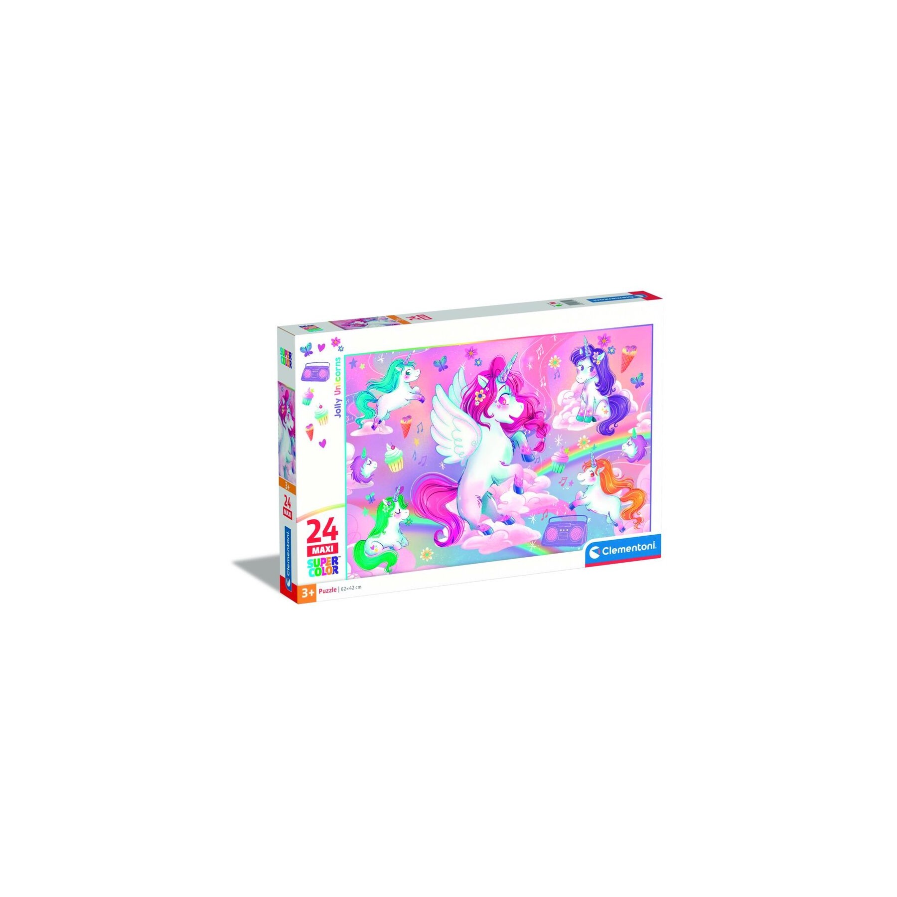 Puzzle maxi Unicornios Alegres 24pzs