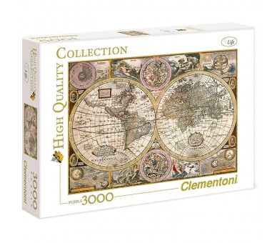 Puzzle Mapa Antiguo 3000pzs
