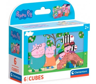 Puzzle cubo Peppa Pig 6pzs