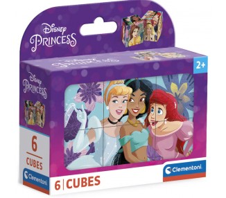 Puzzle cubo Princesas Disney 6pzs