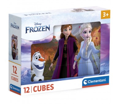 Puzzle cubo Frozen Disney 12pzs