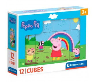 Puzzle cubo Peppa Pig 12pzs