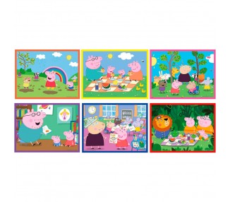 Puzzle cubo Peppa Pig 12pzs