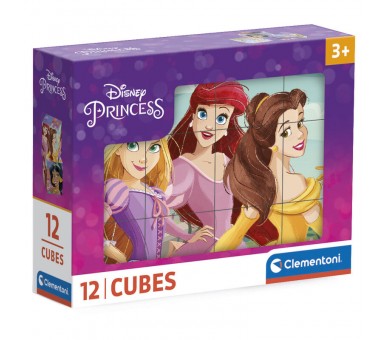 Puzzle cubo Princesas Disney 12pzs